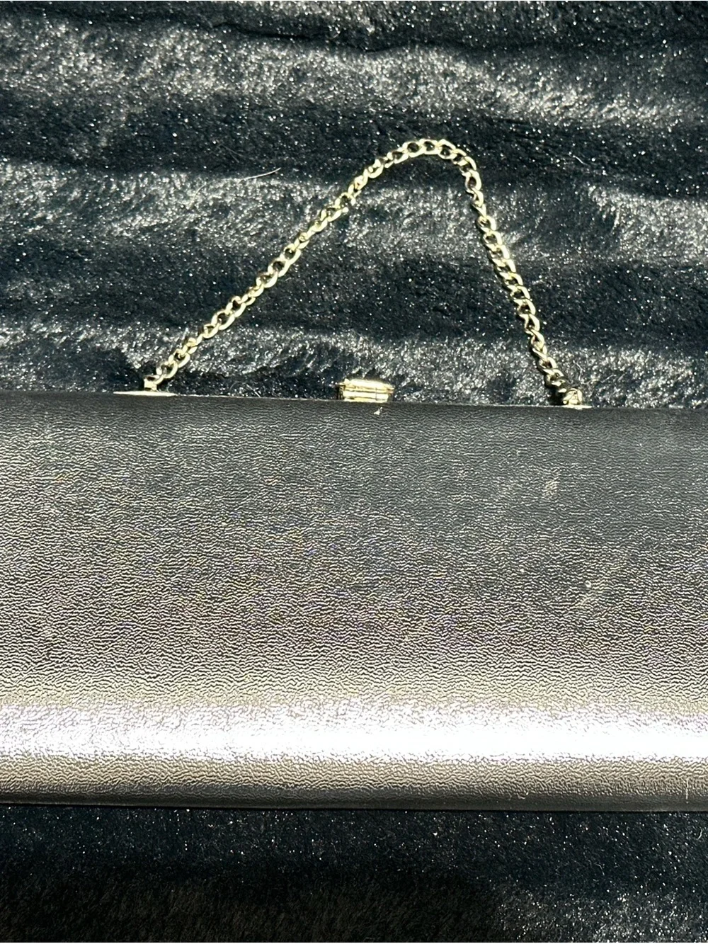 Vintage Silver-Handle Evening Clutch